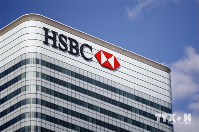 Trụ sở HSBC tại London, Anh. (Ảnh: AFP/ TTXVN) Media